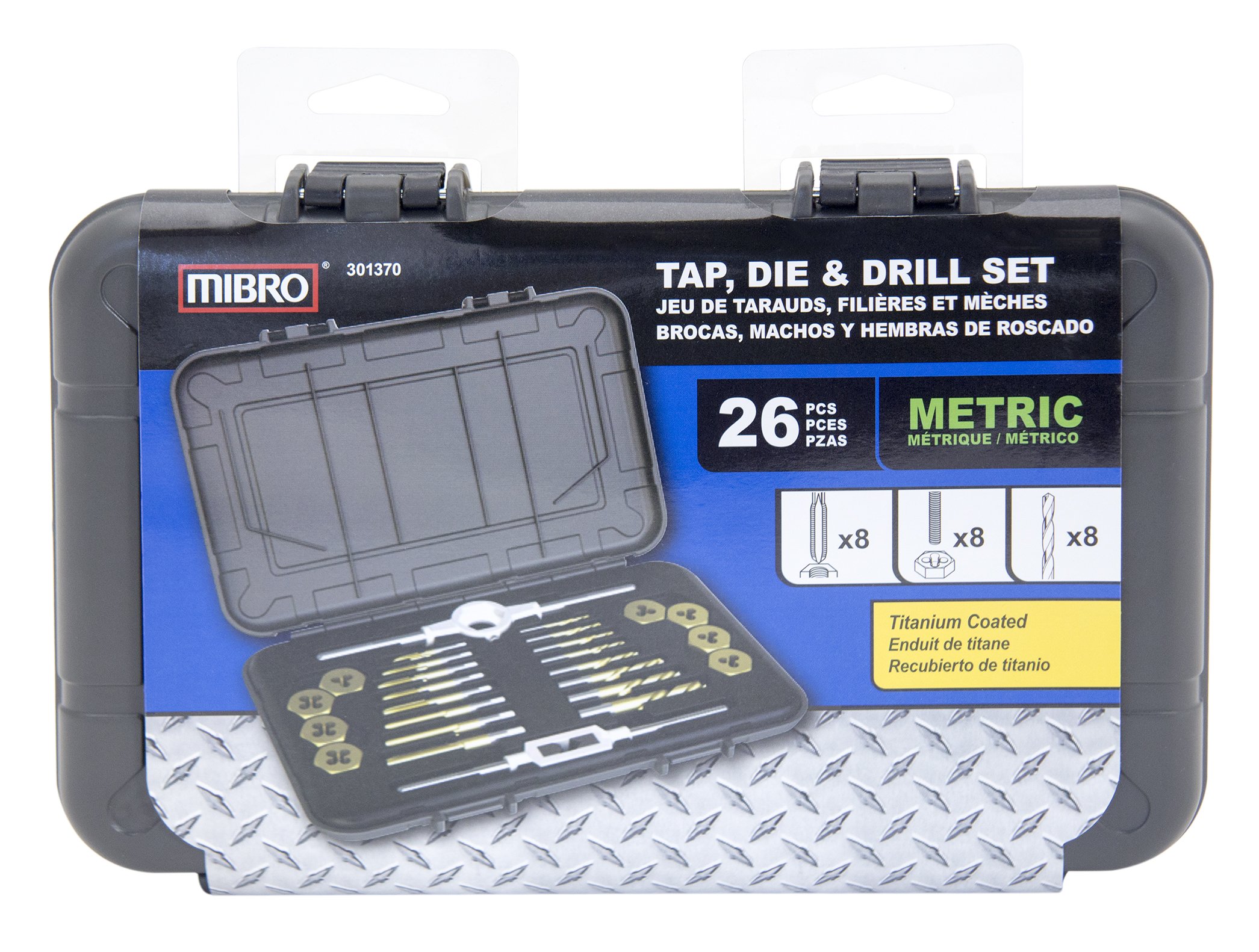 ちたま　2点 Amazon.co.jp: MIBRO 301370BLUE タップダイとドリルメトリックセット